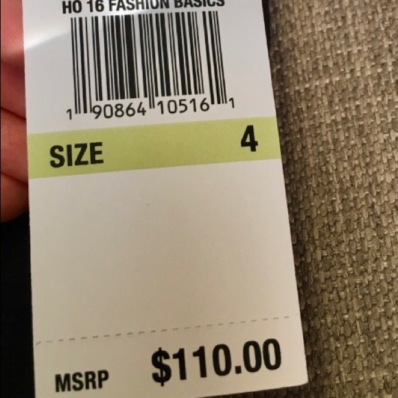 Michael Kors navy crop pants -size 4 - Picture 4 of 5